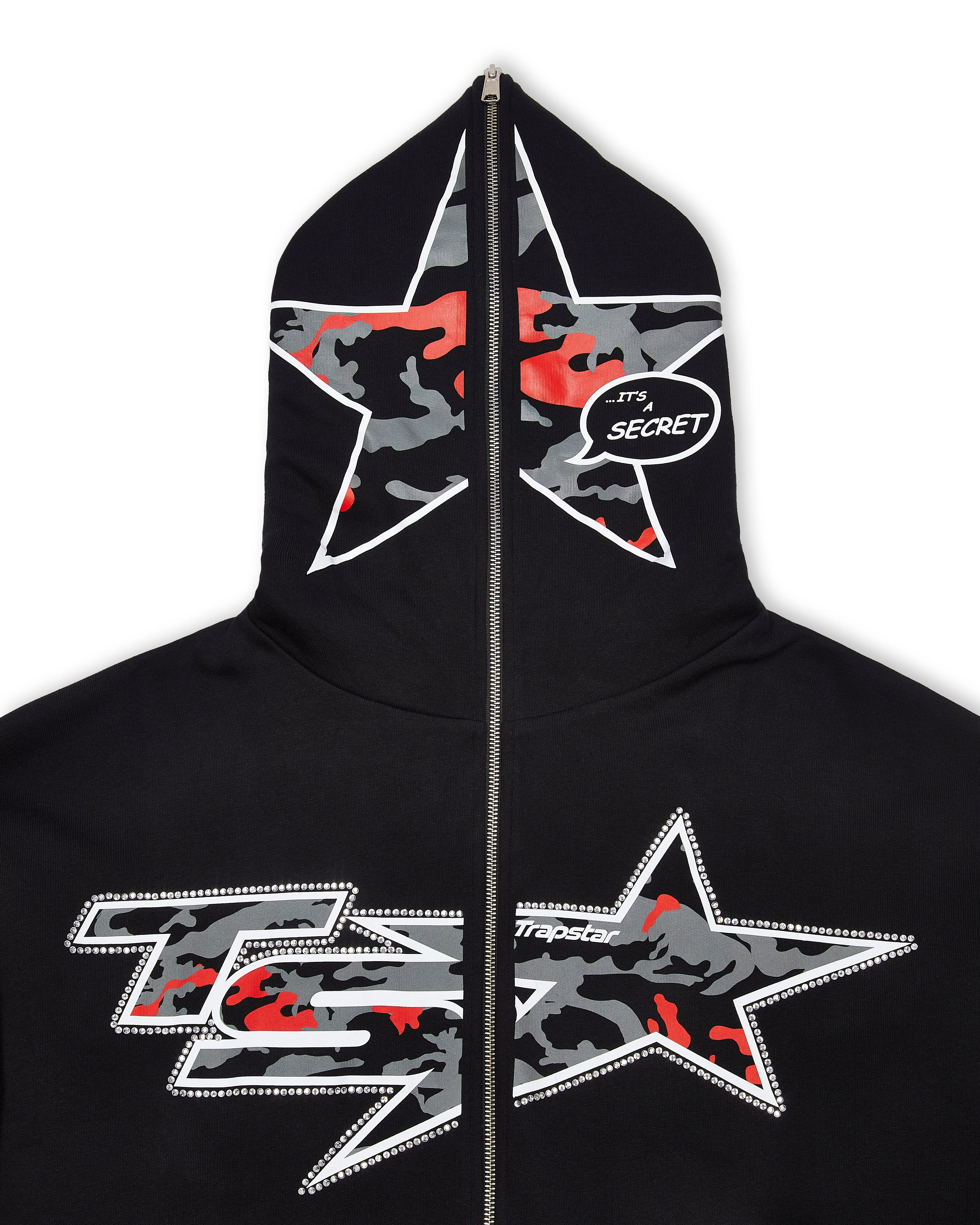 TS Star Camo Hoodie - Black