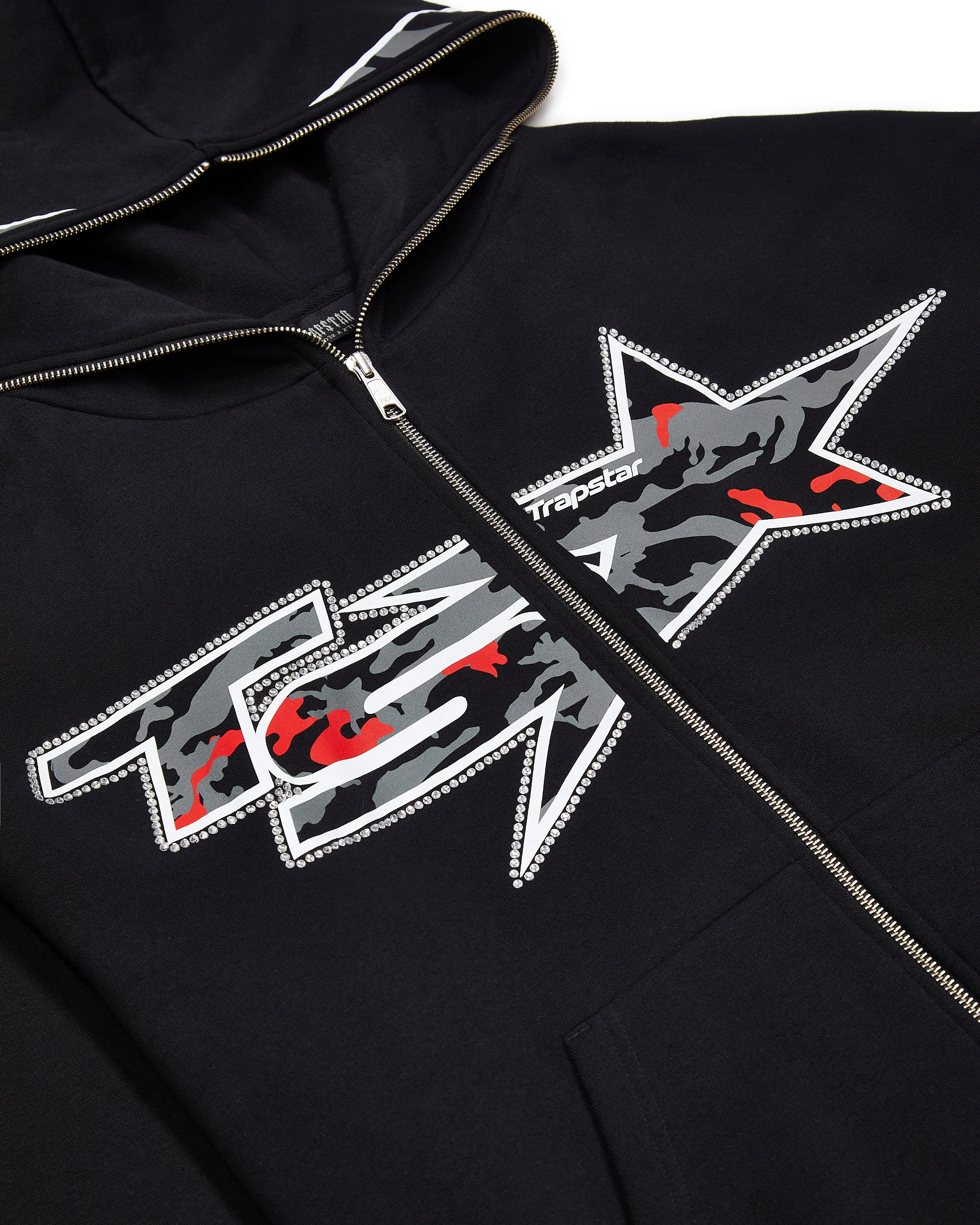 TS Star Camo Hoodie - Black