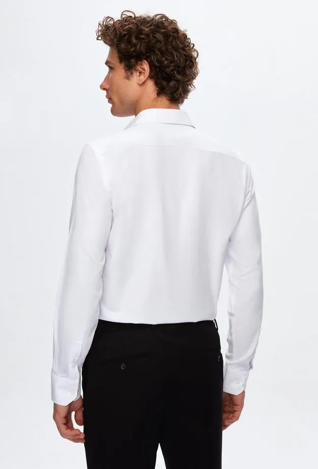 Twn Slim Fit Plain Travel Shirt