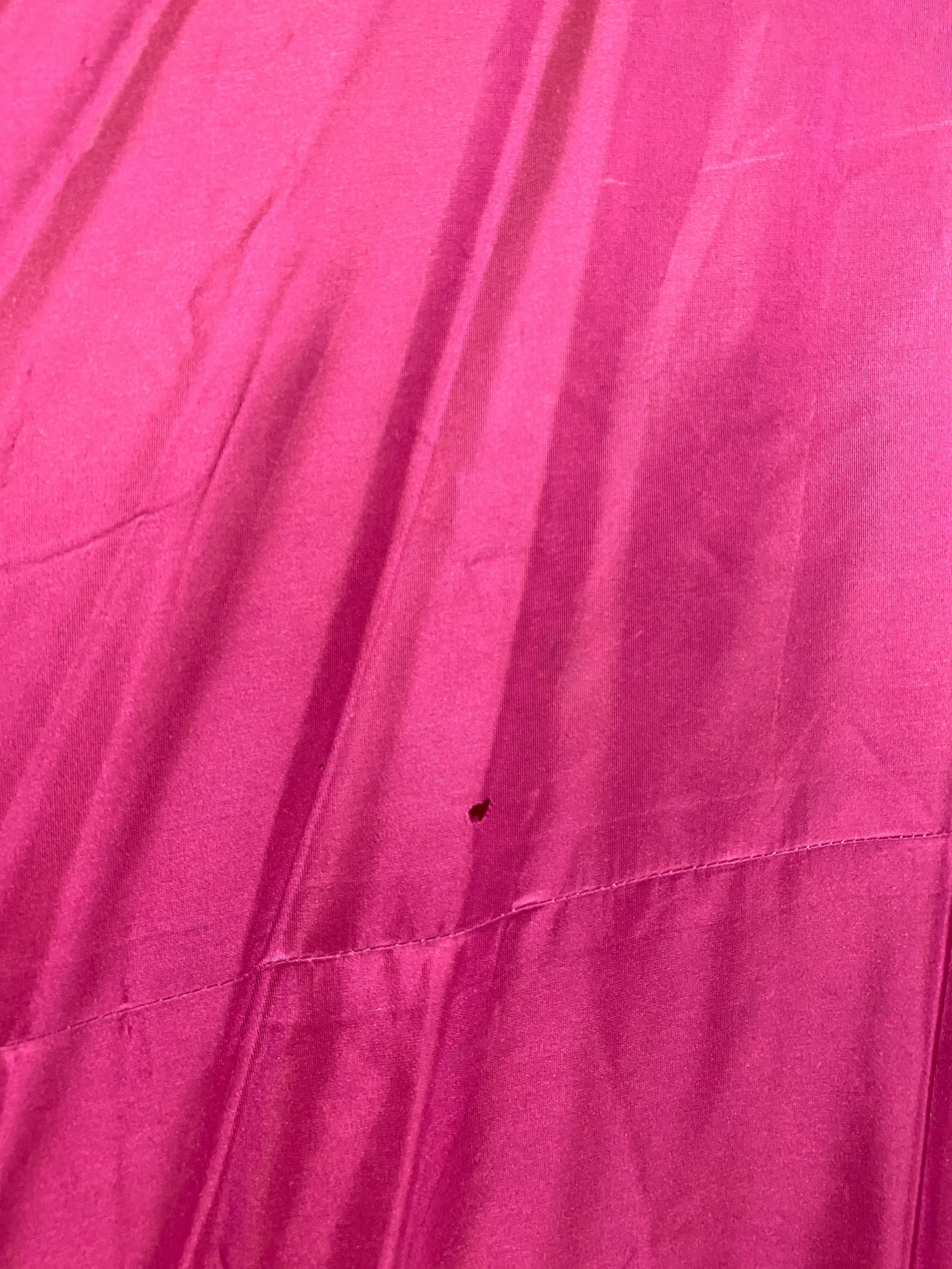 Vintage 1940s Magenta Taffeta Circle Maxi Skirt, W26"