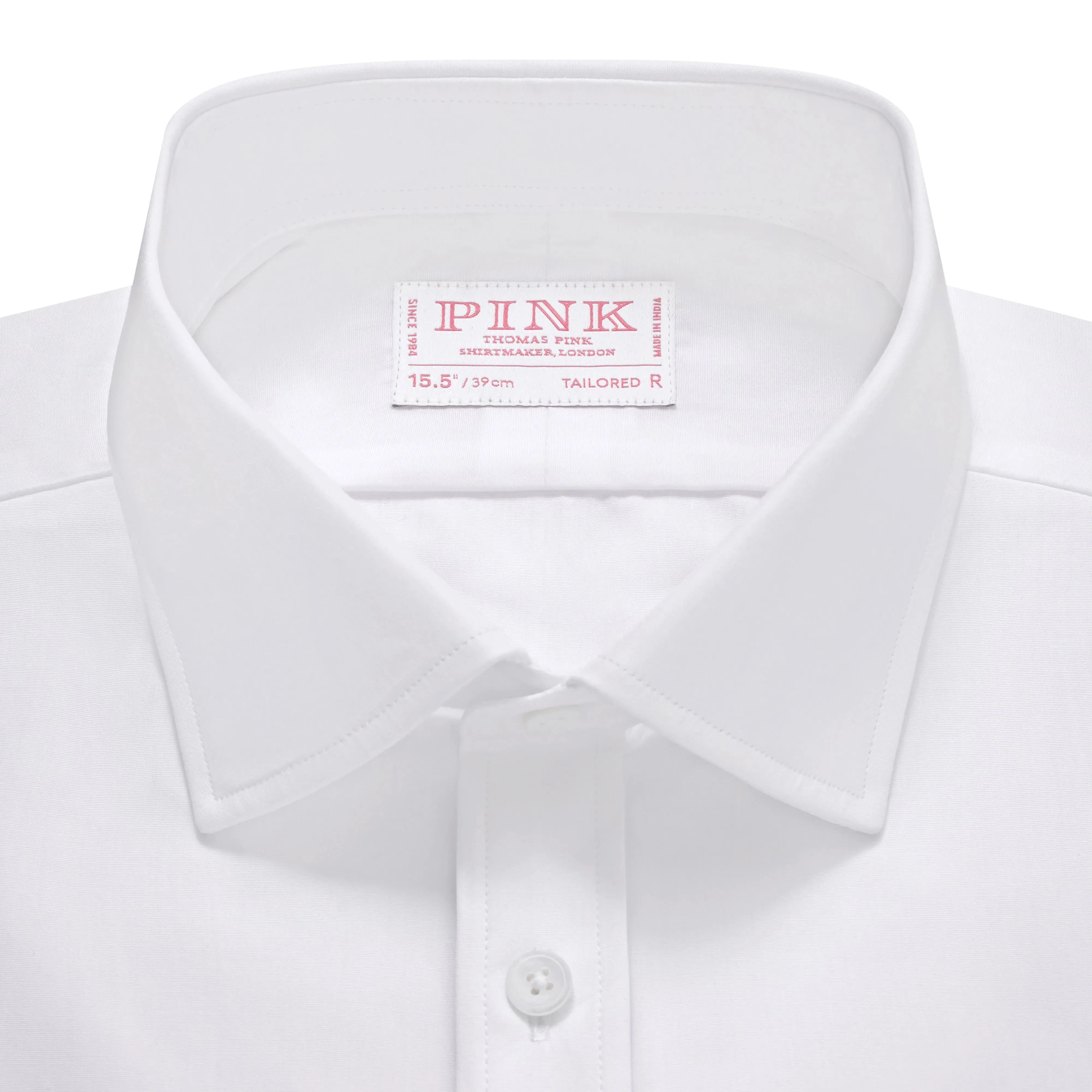 White Classic Fit Ramses Poplin Dress Shirt