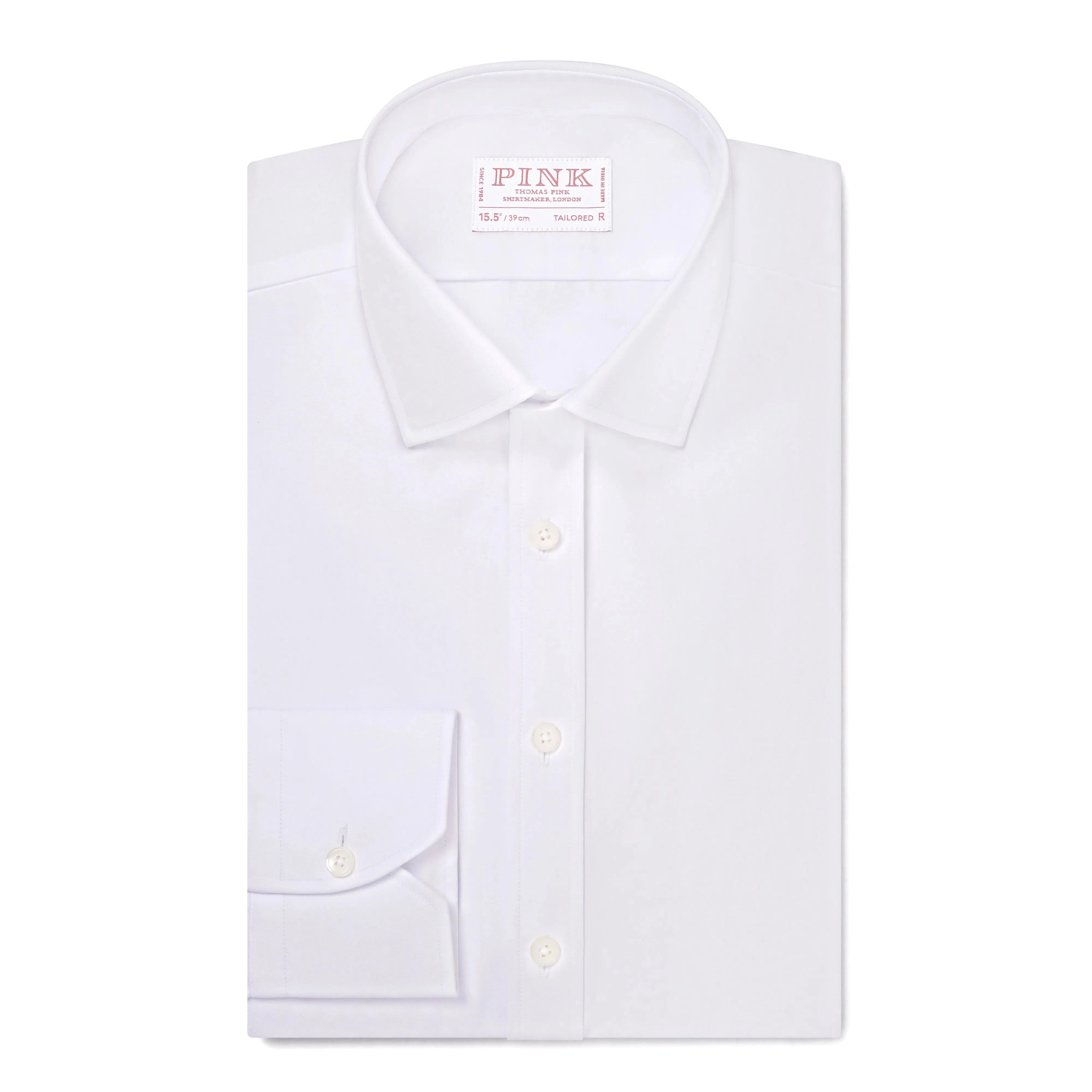 White Classic Fit Ramses Poplin Dress Shirt