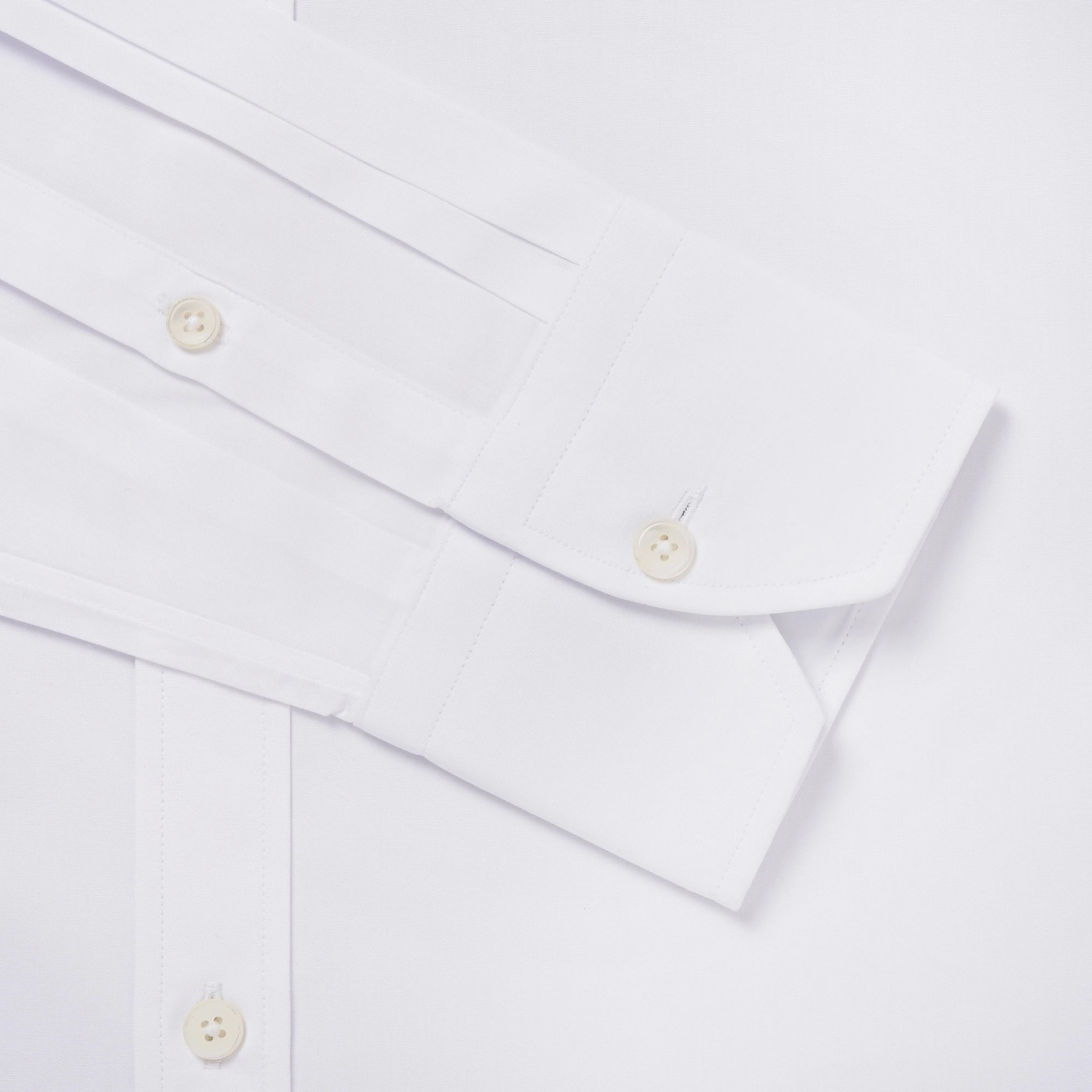 White Classic Fit Ramses Poplin Dress Shirt