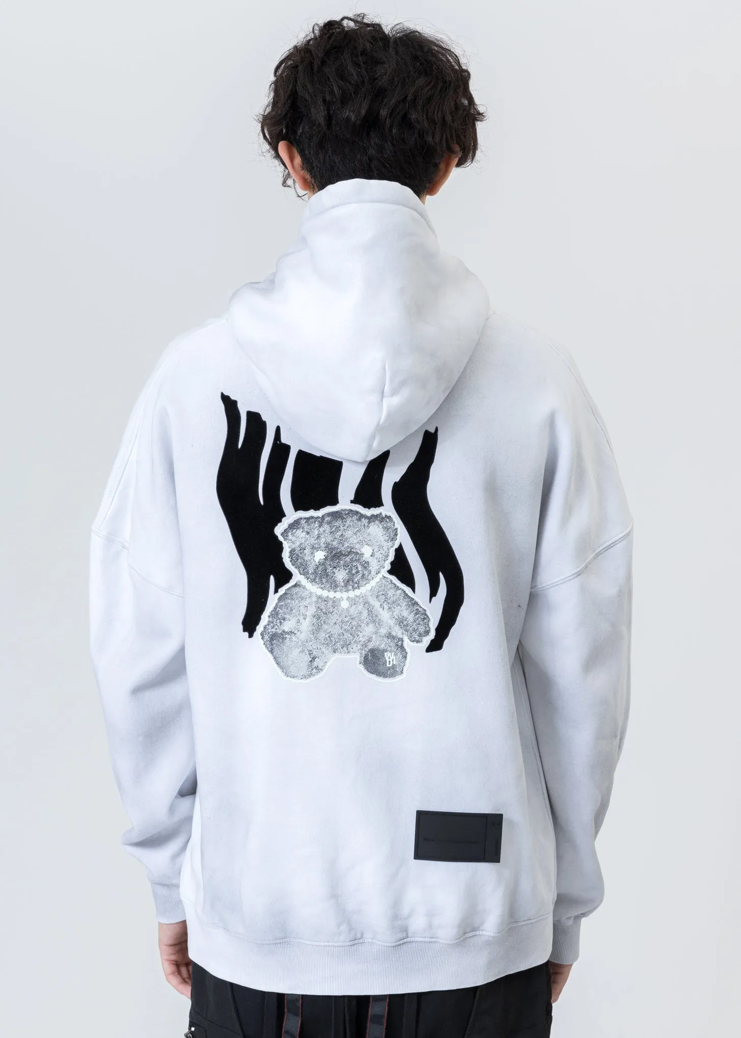 White Glow In The Dark Teddy Hoodie