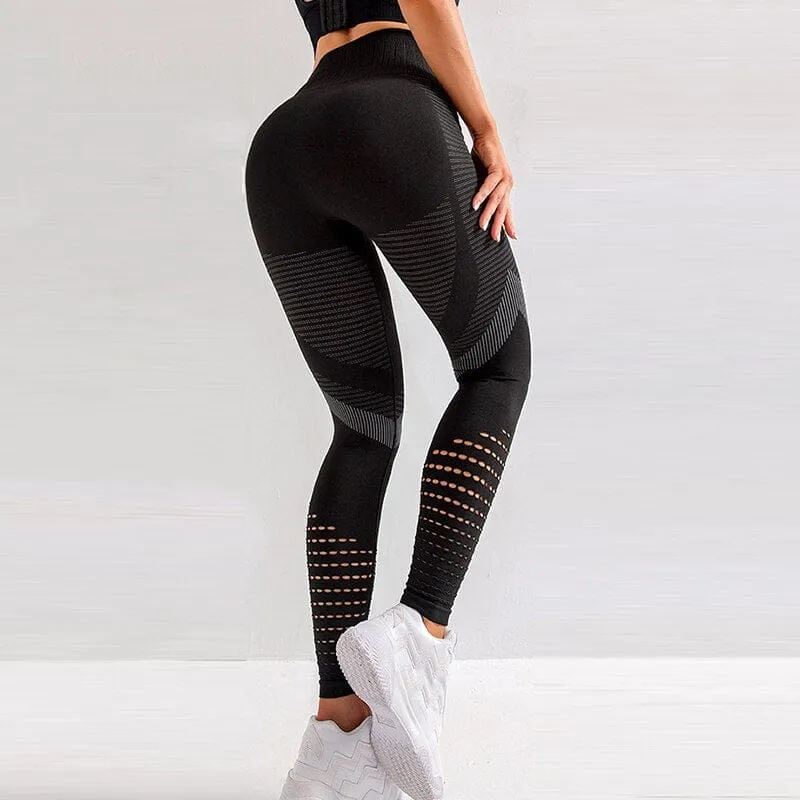 Women High Waist Push Up Leggings Seamless Fitness Leggings