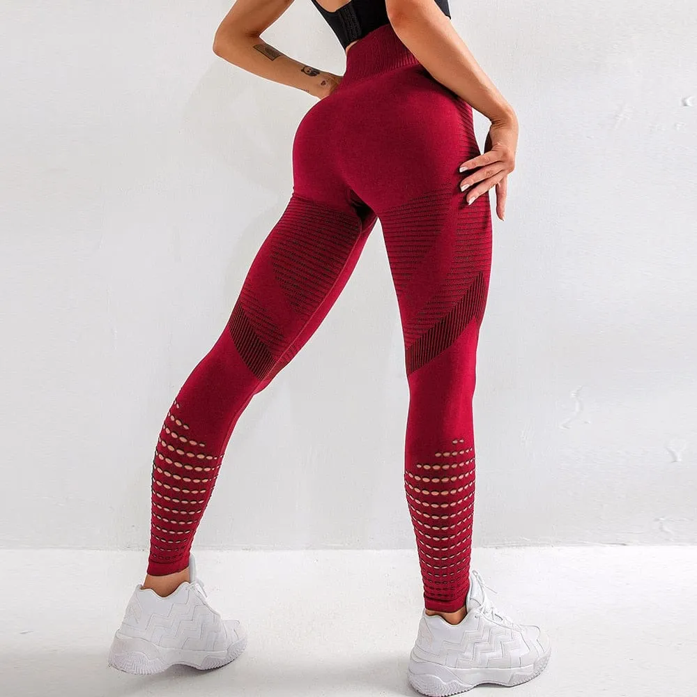 Women High Waist Push Up Leggings Seamless Fitness Leggings