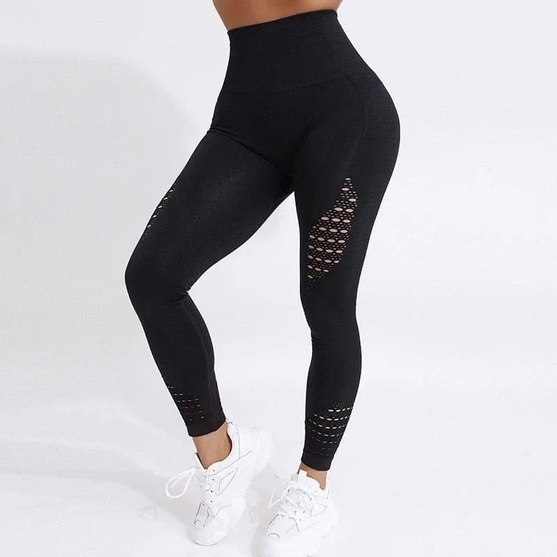 Women High Waist Push Up Leggings Seamless Fitness Leggings