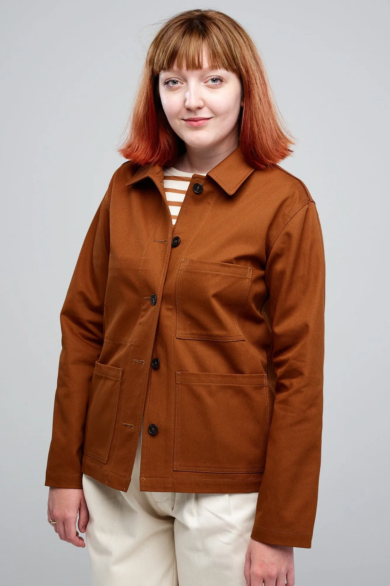 Women's Chore Jacket - Dark Tan