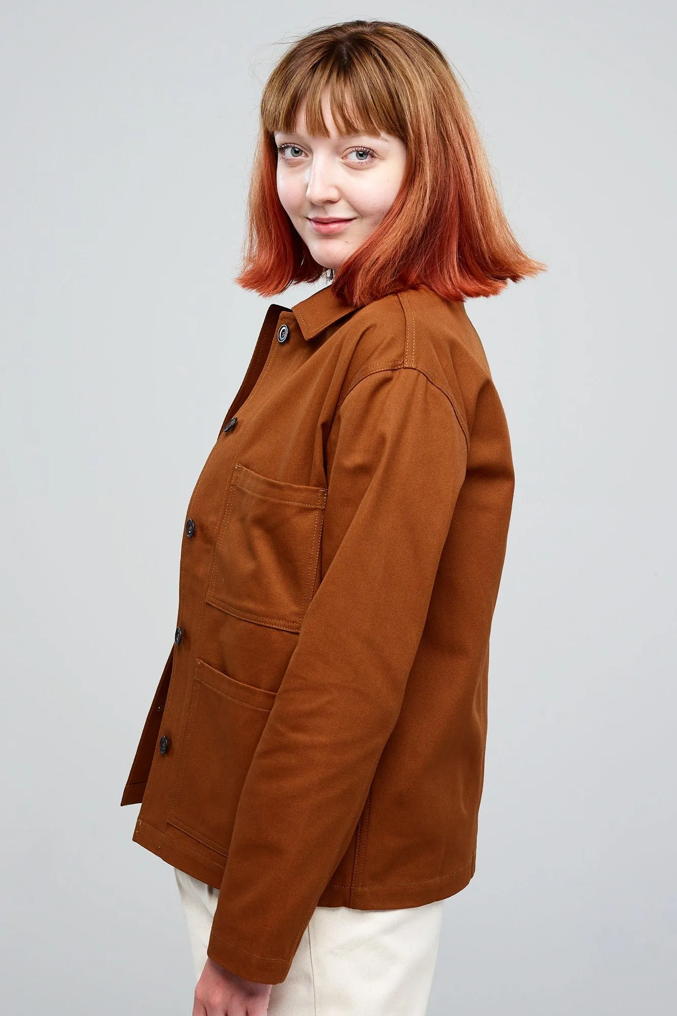 Women's Chore Jacket - Dark Tan