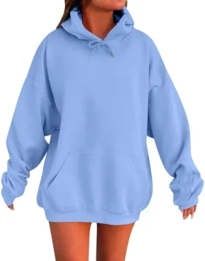 Womens Oversized Hoodies Fleece Sweatshirts Long Sleeve Sweaters Pullover Fall Outfits Winter Clothes