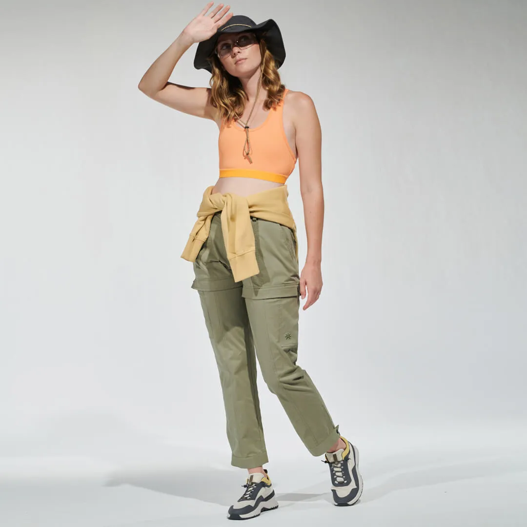 Women's Zip-Off Pant Sage Khaki