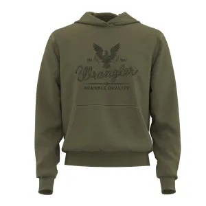 Wrangler® Children's Burnt Olive Logo Hoodie 112319254