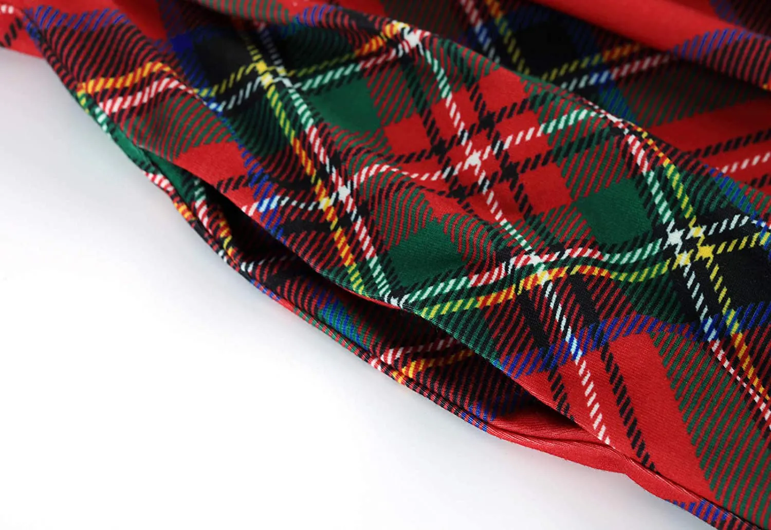 Zattcas Womens Buffalo Plaid High Elastic Waist Pleated Maxi Skirt with Pockets